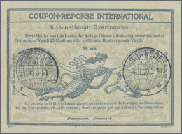 Denmark - Postal Stationery: 1913-2023 Collection Of 41 Intern. Reply Coupons Fo - Postal Stationery