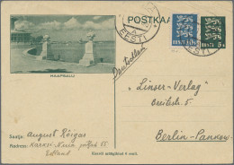 Estonia - Postal Stationery: 1935 Postal Stationery Picture Cards: Collection Of - Estonia