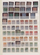Finland: 1860/1911 (appr.) Lot On 3 Stockbook Pages, Containing Early Mostly Use - Oblitérés