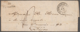 France -  Pre Adhesives  / Stampless Covers: 1800/1850 (ca.), Departments 70-79, - 1801-1848: Précurseurs XIX