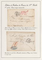 France -  Pre Adhesives  / Stampless Covers: 1829/1862, Petty Collection Of 14 S - 1849-1876: Classic Period