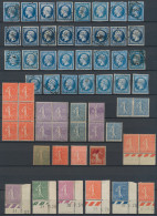 France: 1853-1930's: Group Of More Than 130 Napoleon 20c. Used (incl. Pairs, Str - Collections
