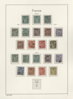 France: 1876/1900, Type Sage, Used And Mint Collection Of 47 Stamps (plus One Co - Colecciones Completas