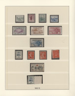 France: 1909/1927, A Decent Mint Collection On Lindner Hingeless Pages, Mainly N - Collections