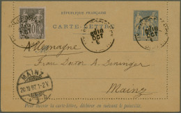 France - Postal Stationery: 1873/1943, Assortment Of Apprx. 105 Stationeries Inc - Autres & Non Classés