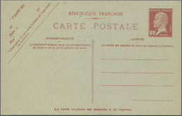 France - Postal Stationery: 1923/1929, Lot Of Nine Different Unused Stationery C - Sonstige & Ohne Zuordnung