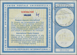 Gibraltar - Postal Stationery: 1966/1987 Collection Of 13 Intern. Reply Coupons, - Gibraltar