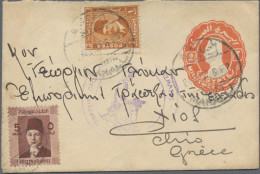 Greece: 1936/1941, Assortment Of 45 Covers/cards (14 To Foreign Destinations And - Briefe U. Dokumente