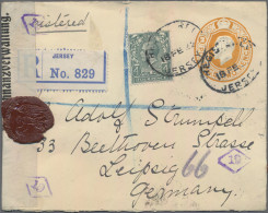 Great Britain: 1840/1953, 35+ Covers And Used (often Uprated) Stationery, Inc. L - Sonstige & Ohne Zuordnung