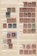 Great Britain: 1841/2000 (ca.), Used And Mint Collection/balance In Three Albums - Gebruikt