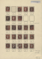Great Britain: 1841-53 "Penny Red" Imperforate: Specialized Collection Of More T - Storia Postale