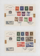 Great Britain: 1854/2000 (ca.), GB+British Europe, Balance Of Apprx. 260 Covers/ - Lettres & Documents