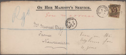 Great Britain - Service Stamps: 1870/1980 (ca.), Balance Of Apprx. 330 Official - Dienstmarken