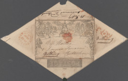 Great Britain - Postal Stationary: 1840/1841, Mulready, Lot Of Three Items: (1) - 1840 Buste Mulready