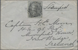 Ireland: 1740/1922 (ca.), Balance Of Approx. 70 Entires, Thereof Approx. 50 Stam - Storia Postale