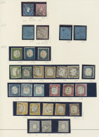 Italian States - Sardinia: 1851/1860, Album Page With Partly Specialized Collect - Sardegna