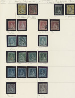 Italian States - Tuskany: 1851/1859, Specialized Collection, Many With Signature - Toscane