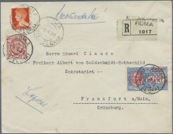 Italy: 1899/1952, HOTEL POSTMARKS, Collection Of 48 Covers/cards, Incl. Register - Colecciones