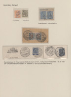 Italy: 1901/1929: "Definitives" (francobolli Ordinari) In An Exhibit Like Presen - Lotti E Collezioni