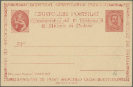 Italy - Postal Stationary: 1877/1934, Lot Of More Than 70 Used And Unused Statio - Postwaardestukken