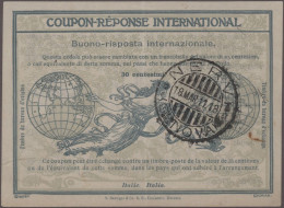 Italy - Postal Stationary: 1911-2023 Collection Of 40 Intern. Reply Coupons, Min - Stamped Stationery