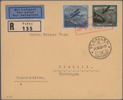 Liechtenstein: 1907/1969 Posten Mit 18 Briefen Und Karten, Von Einem Vorläuferbr - Verzamelingen