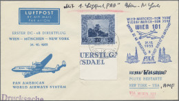 Liechtenstein: 1912/1990, Posten Mit Ca. 160 Briefen Und Karten, Schwerpunkt Vor - Collections