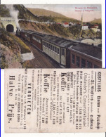 Hungary - Visegrad-train , Railway-advertising - Hungría
