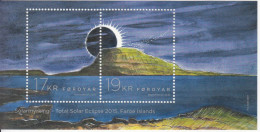 2015 Faroe Islands Eclipse Astronomy Souvenir Sheet  MNH @ BELOW FACE VALUE - Färöer Inseln