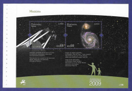 Portugal / Madeira 2009  Mi.Nr. 297 / 298 (Sheet44)H-Blatt 52 , EUROPA CEPT / Astronomie - Postfrisch / MNH / (**) - 2009