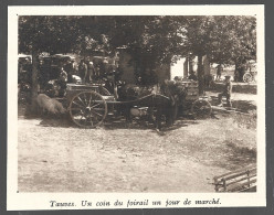 1935  --  TAUVES . UN COIN DU FOIRAIL UN JOUR DE MARCHE . 4B185 - Ohne Zuordnung