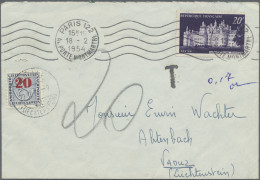 Liechtenstein - Portomarken: 1946/1955, Portomarken III, Ziffer Mit Posthorn 5,1 - Segnatasse
