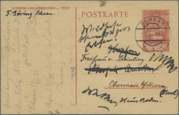 Liechtenstein - Ganzsachen: 1921/1990, Posten Mit über 50 Meist Gebrauchten Ganz - Enteros Postales