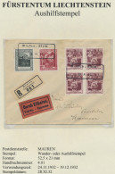 Liechtenstein - Stempel: 1932/2020, Saubere Sammlung Mit Belegen Mit Aushilfsste - Franking Machines (EMA)