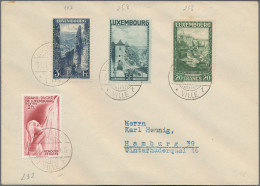 Luxembourg: 1922 - 1933 (approx.), Lot Of 9 Covers With Set Frankings, Mostly Ca - Autres & Non Classés