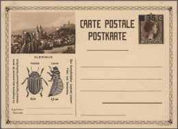 Luxembourg - Postal Stationery: 1931/1944, Pictorial Cards/Letter Cards "Charlot - Postwaardestukken