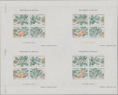 Monaco: 1982/1991 (approx.), Unusual Selection Of Eight Imperforate Sheets, Uncu - Ongebruikt