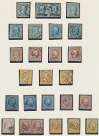 Netherlands: 1852/1913, Used And Mint Collection On Album Pages, Showing A Nice - Other & Unclassified