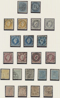 Norway: 1855/1910, A Decent Mainly Used Collection On Album Pages, Comprising Tw - Oblitérés