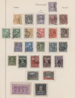 Österreich: 1850-1996, Umfangreiche Sammlung Vorw. Gestempelt, Einiges Auch Post - Verzamelingen
