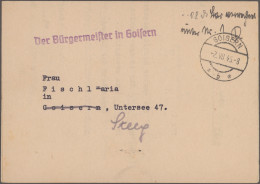 Österreich: 1945/1947, Posten Mit Ca. 70 Bedarfsbelegen Mit Freimarken Posthorn- - Colecciones