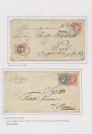 Österreich - Ganzsachen: 1867/1882, Gehaltvolle Sammlung Der Ganzsachenumschläge - Sonstige & Ohne Zuordnung