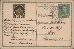 Österreich - Ganzsachen: 1873/1922, Umfangreicher Und Vielseitiger Sammlungspost - Sonstige & Ohne Zuordnung