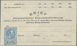Österreich - Ganzsachen: 1875/1908, Sammlungspartie Von 25 Ungebrauchten Und Geb - Otros & Sin Clasificación