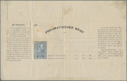 Österreich - Ganzsachen: 1875-1922, Spezialsammlung Rohrpost-Ganzsachen, über 20 - Sonstige & Ohne Zuordnung