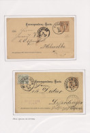 Österreich - Ganzsachen: 1883-1890, Doppeladler, Sammlung Von Ca 125 Postkarten - Otros & Sin Clasificación