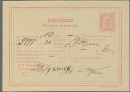 Österreich - Ganzsachen: 1884/1919, Partie Von 22 Meist Ungebrauchten Telegramm- - Sonstige & Ohne Zuordnung
