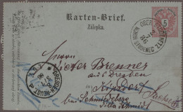 Österreich - Ganzsachen: 1886/1960, Sammlung Von 64 Meist Gebrauchten Kartenbrie - Sonstige & Ohne Zuordnung