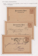Österreich - Ganzsachen: 1890-1898, Franz-Josef, Postkarten 2 Kr. Braun Inkl. Fe - Autres & Non Classés