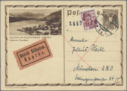 Österreich - Ganzsachen: 1933/1937, Wertstempel "Adler", Saubere Partie Von 31 G - Other & Unclassified